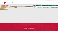 Desktop Screenshot of cogep-immo.com